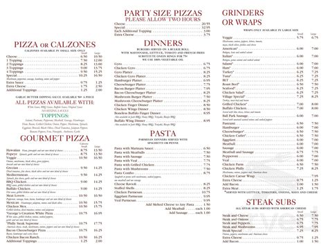 village pizza spencer ma menu