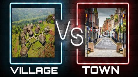 village vs town vs city