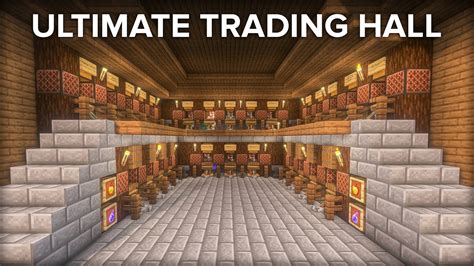 villager trading hall setup