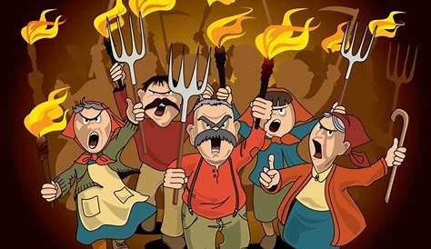 Villagers With Torches And Pitchforks Public Employee Union Pensions Ban Them FedUpUSA