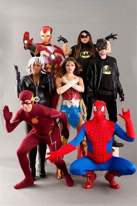 villains and heroes costumes