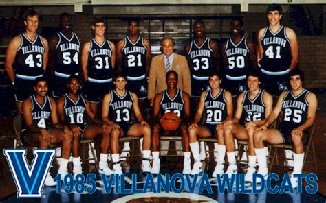 villanova basketball roster 1985