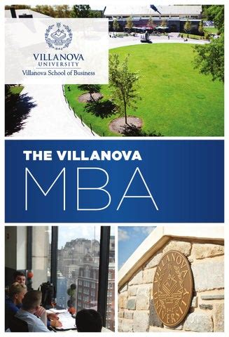 villanova mba course catalog