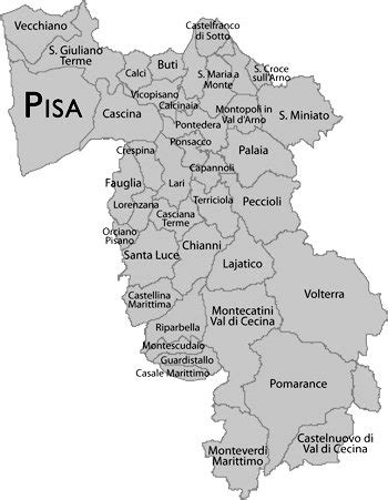 ville provincia di pisa