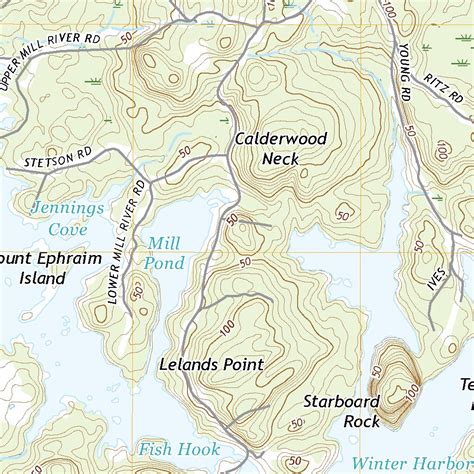 Vinalhaven Me Map