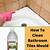 vinegar for bathroom tiles