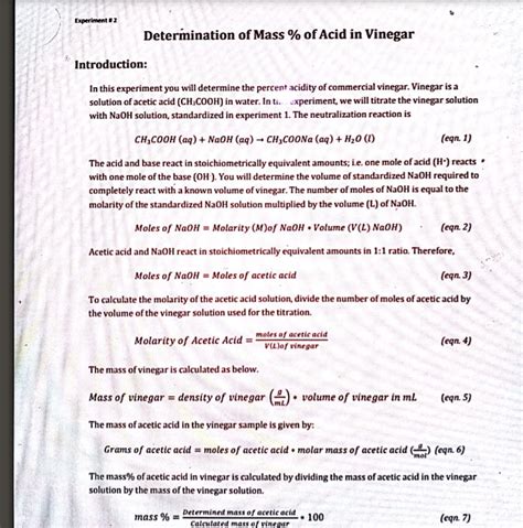 Vinegar Is A Solution Of Class 10