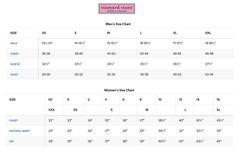 Vineyard Vine Size Chart Vineyard Vines Size Charts » Sizgu