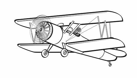 Vintage Airplane Clipart Black And White Free Download On ClipArtMag