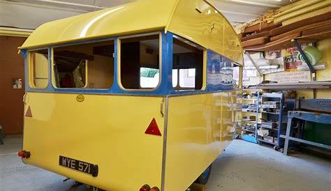 Morris 1970s Vintage Caravan Restoration Back from our