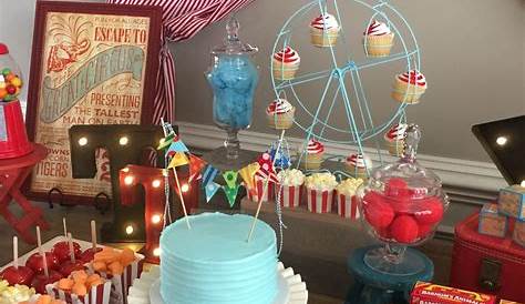 Everson’s vintage circus 2nd birthday party