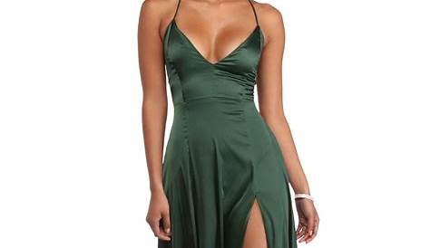 Vintage Green Formal Dress Olive Bridesmaid Empire Short Sleeve Zipper