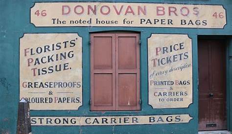 Vintage Storefront Signs Rose & Co. Shop, Village Of Haworth, Yorkshire. 001