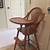 vintage wooden kitchen high chair