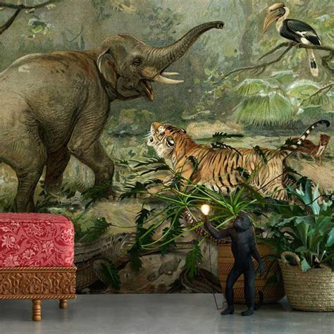 vintage animal wallpaper