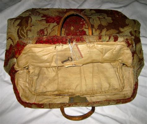 vintage carpet bag luggage
