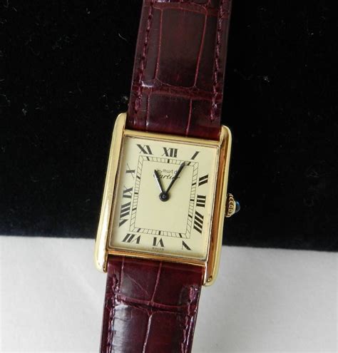 vintage cartier watch men