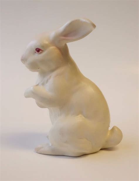 vintage ceramic rabbit figurines