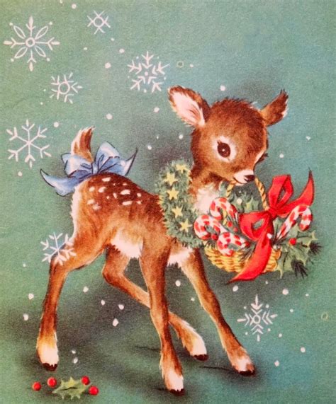 Vintage Christmas Art Images of Antique, Nostalgic Holiday Greetings