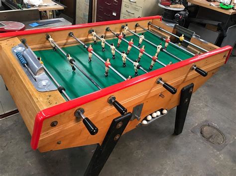 vintage foosball table parts
