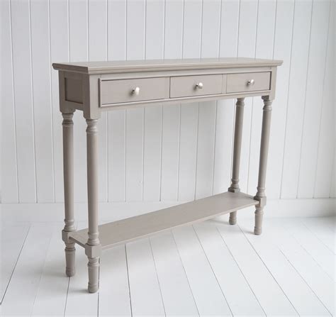 Vintage Grey Console Table