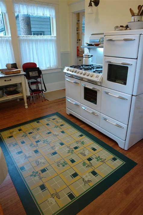 home.furnitureanddecorny.com:vintage linoleum rugs kitchen mission style