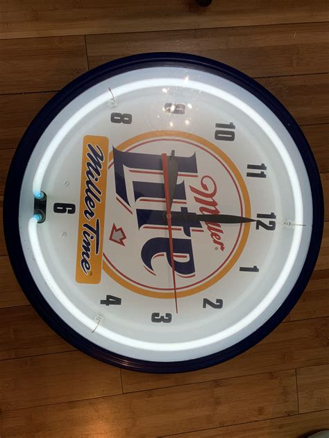 Vintage Miller Light Clock