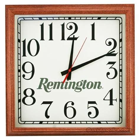 vintage remington wall clock