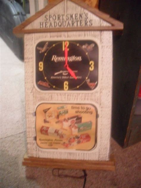 vintage remington wall clock
