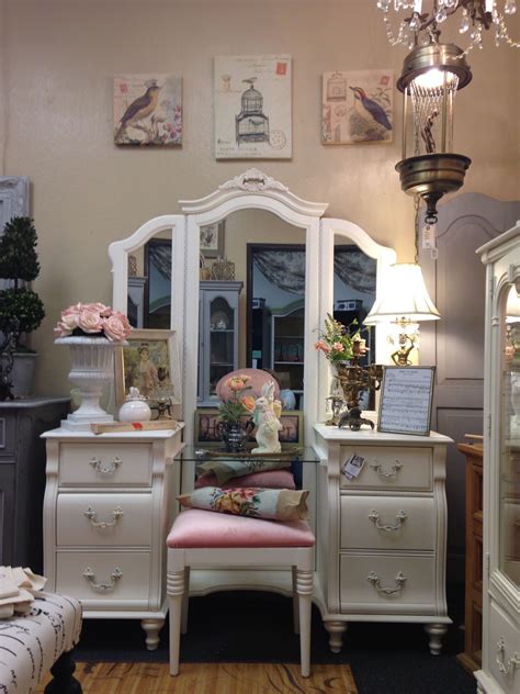 Antique french style vanity unit in 2019 shabby chic bathroom