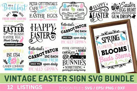 Download vintage-easter-svg-bundle SVG