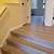 vinyl floor planks on stairs