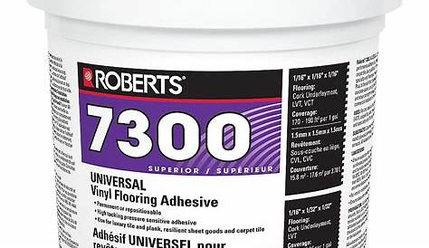 Roberts 7300 Universal Vinyl Flooring Adhesive The Home Depot Canada