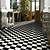 vinyl flooring tile effect black and white