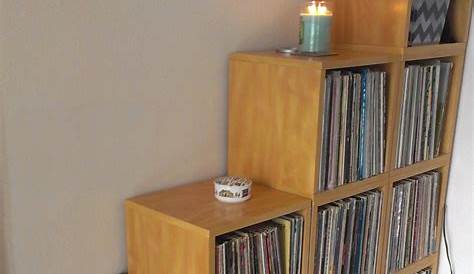Amazon Com Way Basics 2 Shelf Vinyl Record Storage Cube And Lp