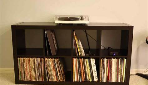 Vinyl Records Storage Ikea Expedit Record Hack Around The House Pinterest