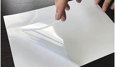 Inkjet waterproof holographic PET sticker paper