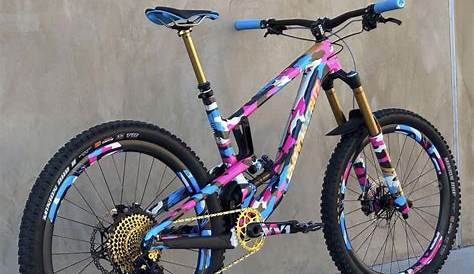Vinyl Wrap Mountain Bike Frame Spotted Updated Felt Edict Carbon Prototype