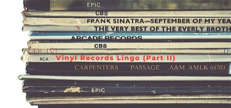 Vinyl Record Lingo
