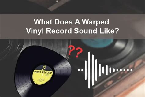 vinyl record sounds warbly volume