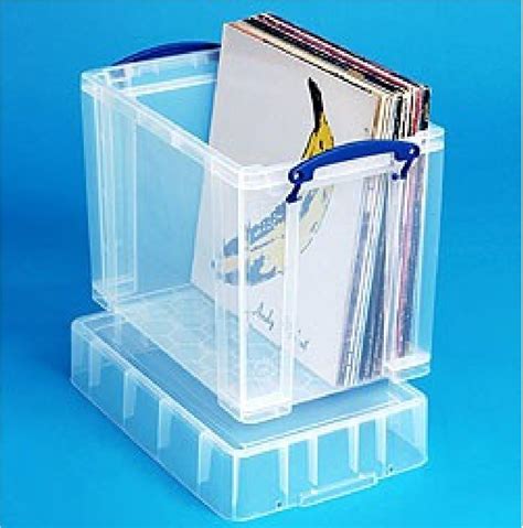 Vinyl Record Storage Boxes Plastic