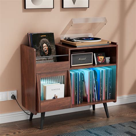 Vinyl Record Storage Ottoman