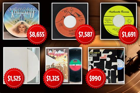 vinyl records value list