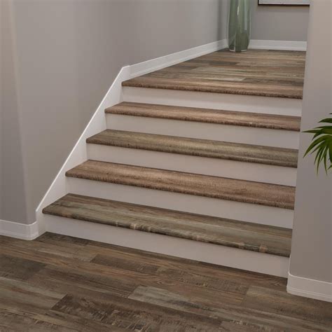 vinyl wood grain flooring for stairs