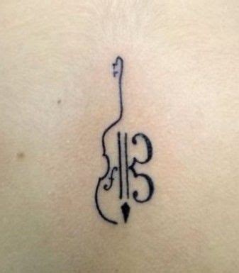 Viola Instrument Tattoo