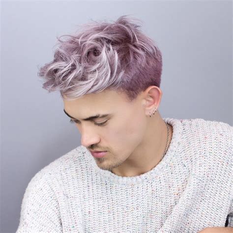 violet hair color men