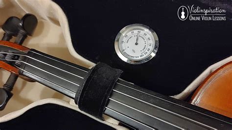 Violin Case With Hygrometer