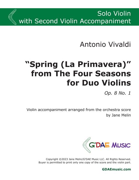 Violin Concerto Spring