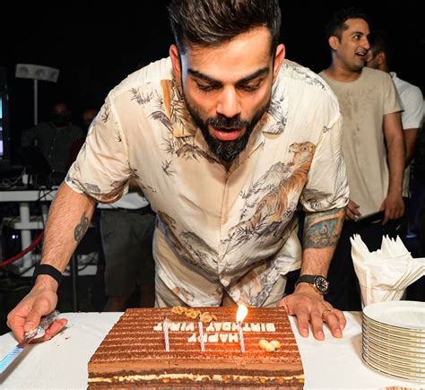 virat kohli birthday celebration today's