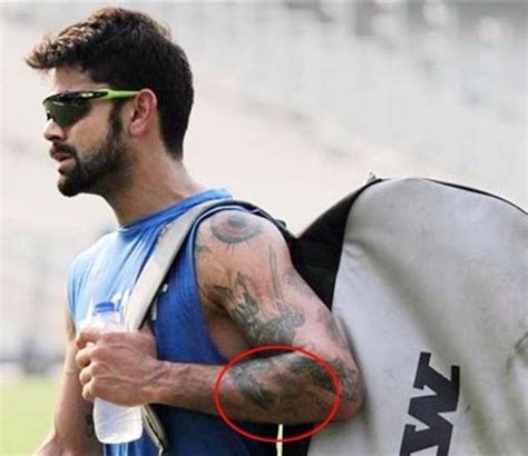 virat kohli shiva tattoo